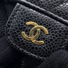Load image into Gallery viewer, CHANEL Tri-fold Long Wallet BlackAP0241 Caviar Leather
