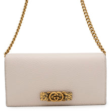 Load image into Gallery viewer, GUCCI Interlocking Chain Wallet Ivory746056 Leather
