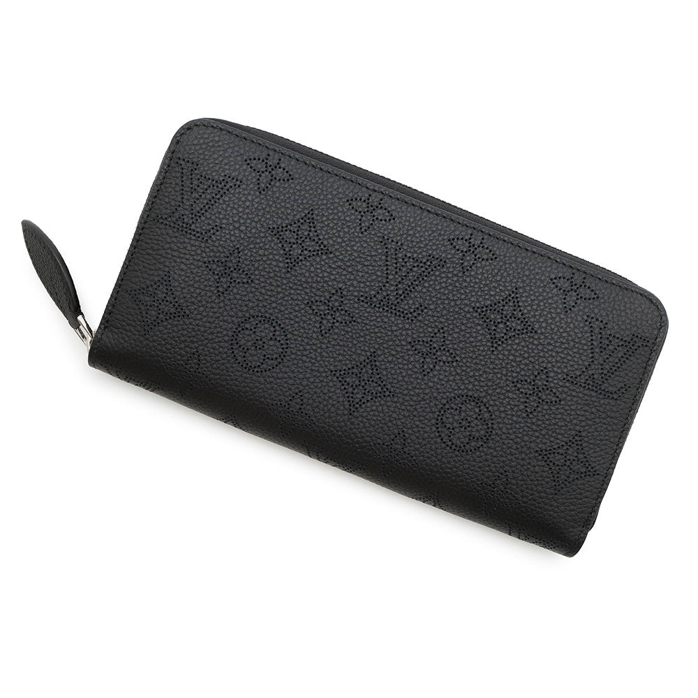 LOUIS VUITTON Zippy Wallet NoirM61867 Monogram Mahina