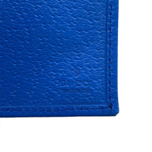 将图像加载到图库查看器中，GUCCI GG Crystal Compact Wallet Blue760320 PVC
