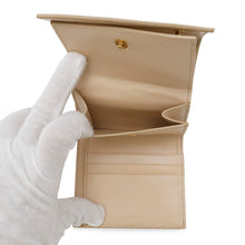 将图像加载到图库查看器中，CELINE Trifold Compact Wallet Beige10B573 Leather
