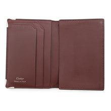 将图像加载到图库查看器中，CARTIER Card Case BlackL3001367 Calf Leather
