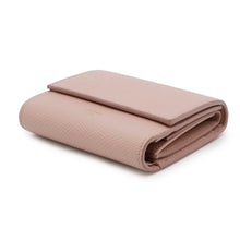 将图像加载到图库查看器中，CELINE Trifold Compact Wallet Light Pink Leather
