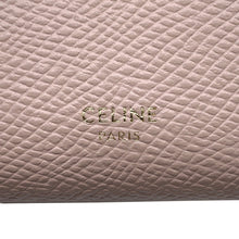 将图像加载到图库查看器中，CELINE Trifold Compact Wallet Light Pink Leather
