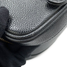 将图像加载到图库查看器中，CHANEL CC Logo Vertical Vanity BlackA01998 Caviar Leather
