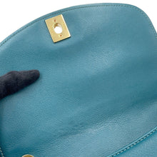 将图像加载到图库查看器中，CHANEL Matelasse Chain Shoulder Bag Green Leather
