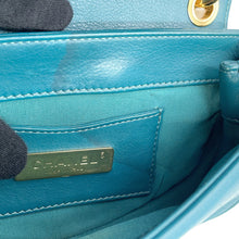 将图像加载到图库查看器中，CHANEL Matelasse Chain Shoulder Bag Green Leather
