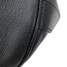 将图像加载到图库查看器中，CHANEL Triple Coco Chain Drawstring Bag Black Caviar Leather
