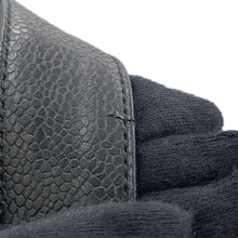 将图像加载到图库查看器中，CHANEL Triple Coco Chain Drawstring Bag Black Caviar Leather
