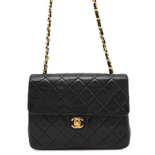 Load image into Gallery viewer, CHANEL Mini Matelasse Chain Bag BlackA01163 Lambskin Size 20
