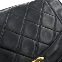 将图像加载到图库查看器中，CHANEL Diana Chain Shoulder Bag BlackA01164 Lambskin Size 22
