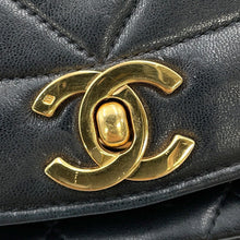 将图像加载到图库查看器中，CHANEL Diana Chain Shoulder Bag BlackA01164 Lambskin Size 22
