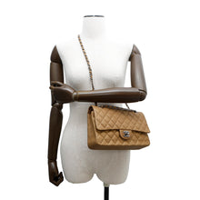 将图像加载到图库查看器中，CHANEL Matelasse Chain Shoulder Bag GoldA01112 Caviar Leather Size 25
