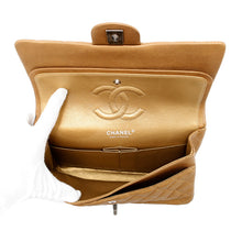 将图像加载到图库查看器中，CHANEL Matelasse Chain Shoulder Bag GoldA01112 Caviar Leather Size 25
