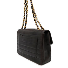 Load image into Gallery viewer, CHANEL Mademoiselle Chain Shoulder Bag Black Lambskin Size 30
