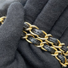将图像加载到图库查看器中，CHANEL ChainDrawstring BagBag Black Lambskin
