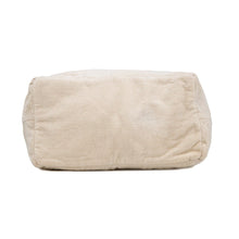 将图像加载到图库查看器中，CHANEL Beach bag Ivory Cotton100%
