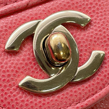 将图像加载到图库查看器中，CHANEL Matelasse ChainShoulder Bag PinkA35200 Caviar Leather Size 18

