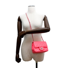 Load image into Gallery viewer, CHANEL Mini Matelasse Chain Shoulder Bag PinkA35200 Lambskin Size 18
