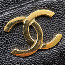 将图像加载到图库查看器中，CHANEL Chain Tote Bag BlackA03675 Caviar Leather
