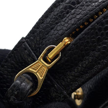 将图像加载到图库查看器中，CHANEL Chain Tote Bag BlackA03675 Caviar Leather
