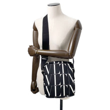 Load image into Gallery viewer, Valentino Garavani VLTNLogo Shoulder Bag BlackUY2B0987 Canvas
