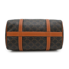 将图像加载到图库查看器中，CELINE Triomphe 2-way Boston bag Tan119572 PVC Leather Size Mini
