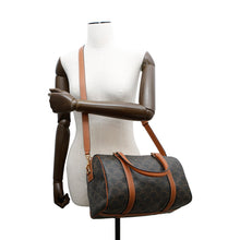 将图像加载到图库查看器中，CELINE Triomphe 2-way Boston bag Tan119572 PVC Leather Size Mini
