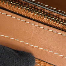 将图像加载到图库查看器中，CELINE Triomphe 2-way Boston bag Tan119572 PVC Leather Size Mini
