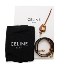 将图像加载到图库查看器中，CELINE Triomphe 2-way Boston bag Tan119572 PVC Leather Size Mini
