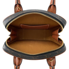 Load image into Gallery viewer, CELINE Triomphe 2-way Bowling Bag Tan110462 PVC Leather Size Mini
