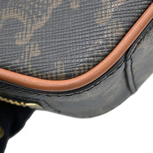 将图像加载到图库查看器中，CELINE Triomphe 2-way Bowling Bag Tan110462 PVC Leather Size Mini
