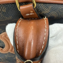 将图像加载到图库查看器中，CELINE Triomphe 2-way Bowling Bag Tan110462 PVC Leather Size Mini
