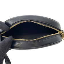 将图像加载到图库查看器中，CELINE Oval Purse Cuir Triomphe Shoulder Bag Black10I703 Leather
