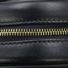 将图像加载到图库查看器中，CELINE Oval Purse Cuir Triomphe Shoulder Bag Black10I703 Leather
