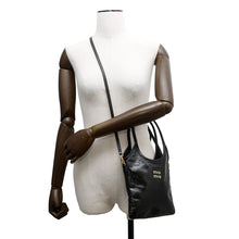 Load image into Gallery viewer, MIUMIU Ivy Naplak 2-Way Bag Black5BA281 Patent Leather
