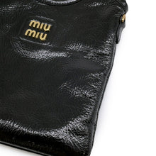 Load image into Gallery viewer, MIUMIU Ivy Naplak 2-Way Bag Black5BA281 Patent Leather

