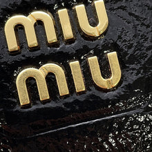 Load image into Gallery viewer, MIUMIU Ivy Naplak 2-Way Bag Black5BA281 Patent Leather

