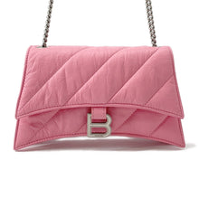 将图像加载到图库查看器中，BALENCIAGA Crush 2WAY Shoulder Bag Pink736016 Leather Size XS
