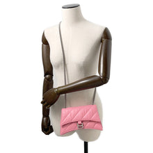 Load image into Gallery viewer, BALENCIAGA Crush 2WAY Shoulder Bag Pink736016 Leather Size XS
