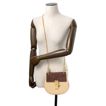 Load image into Gallery viewer, Chloe Drew Chain Shoulder Bag Beige/Brown Leather suede
