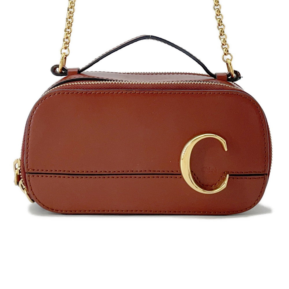Chloe Chloe C Chainshoulder Bag BrownCHC20SS225A37 Calf Leather