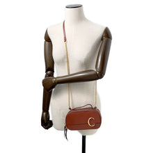 Load image into Gallery viewer, Chloe Chloe C Chainshoulder Bag BrownCHC20SS225A37 Calf Leather
