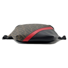 Load image into Gallery viewer, FENDI Zucca Waist Bag Brown/Black/Red7VA434 PVC Leather

