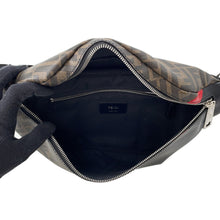 Load image into Gallery viewer, FENDI Zucca Waist Bag Brown/Black/Red7VA434 PVC Leather
