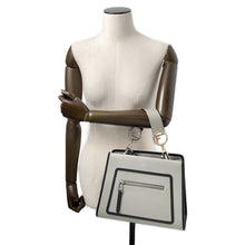Load image into Gallery viewer, FENDI Runaway Gray/Black8BH344 Leather Size Small
