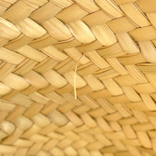 Load image into Gallery viewer, PRADA ★Woven Palm Basket Bag Natural/White1BG314 Straw Leather
