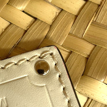 将图像加载到图库查看器中，PRADA Woven Palm Basket Bag Natural/White1BG314 Straw Leather
