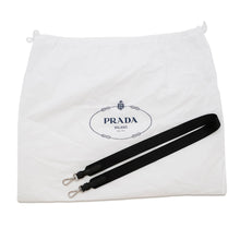 将图像加载到图库查看器中，PRADA 2way Tote Bag Black1BG189 Leather Nylon
