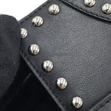 将图像加载到图库查看器中，PRADA Studded Pouch Black1N1843 Leather
